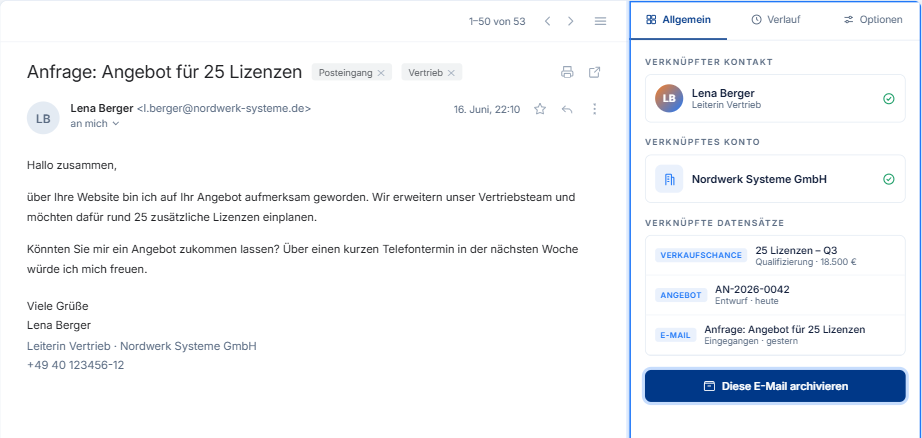 MailPlugin Screenshot